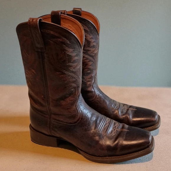 Ariat Mens Brown Leather Cushion Boots  13D